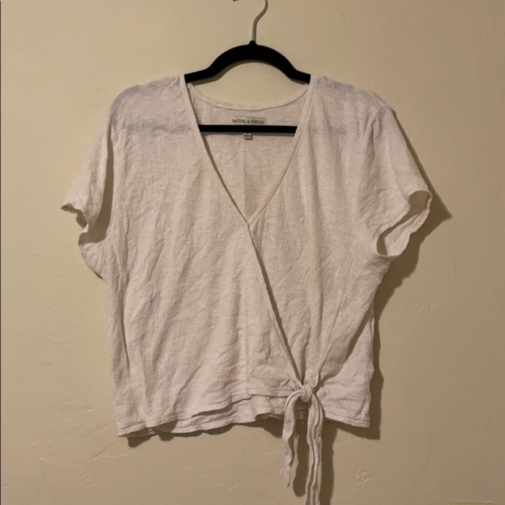 Madewell – Texture & Thread Wrap Top